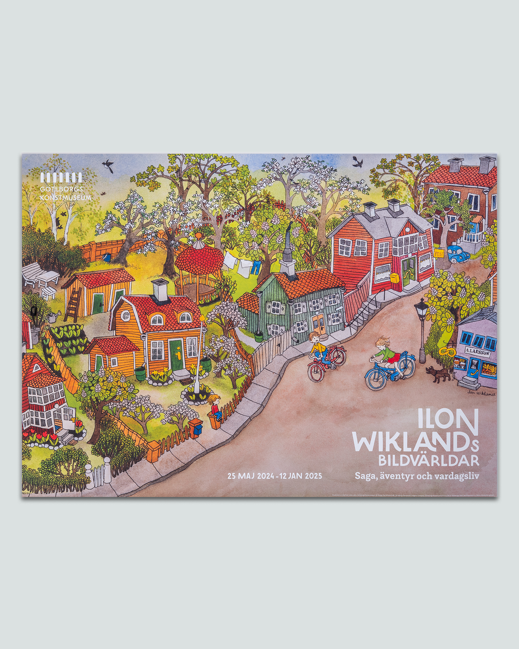 Affisch, Ilon Wiklands bildvärldar. Saga, äventyr och vardagsliv, Lotta