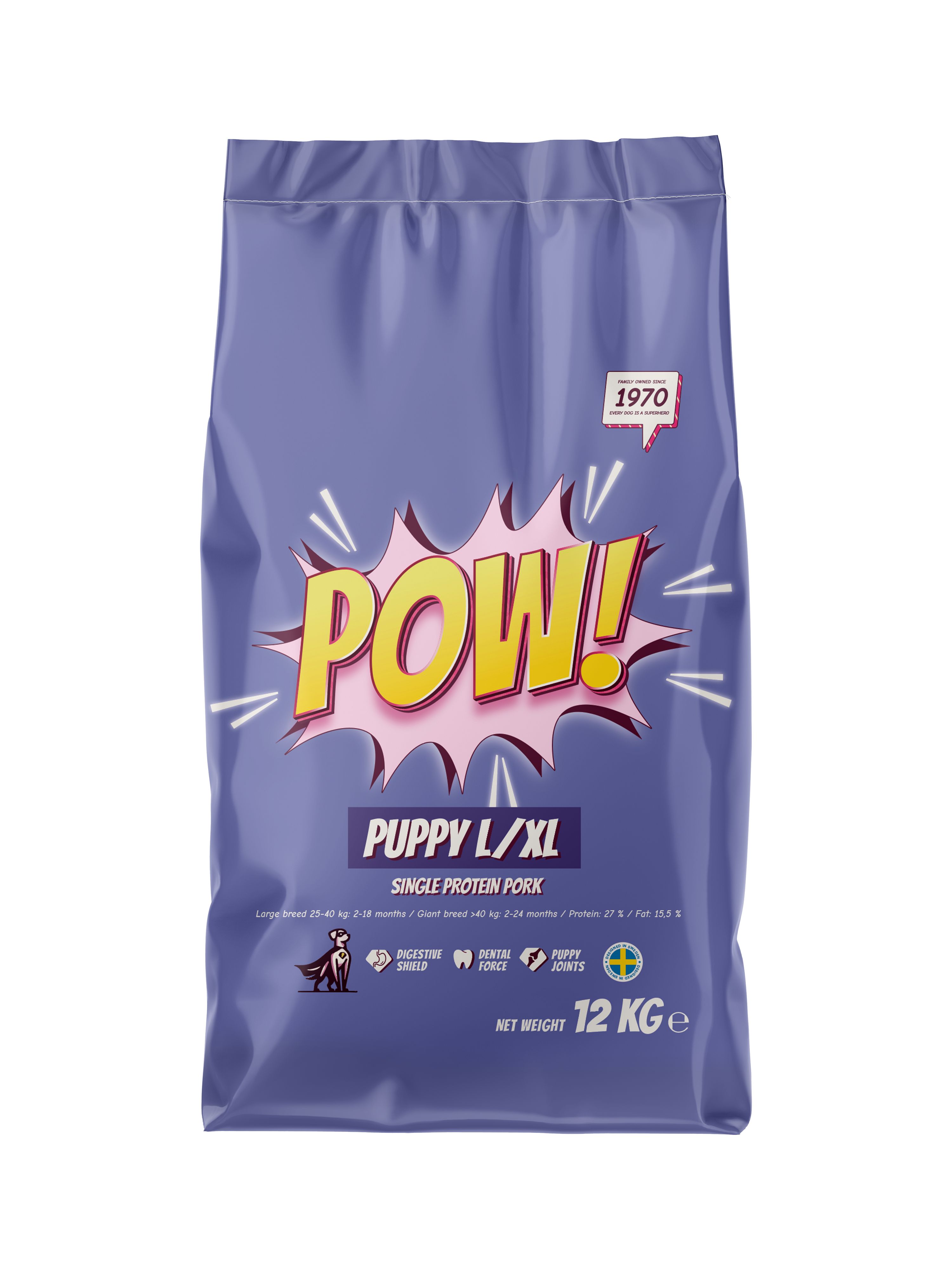 POW! Dog Puppy L/XL Pork - 2