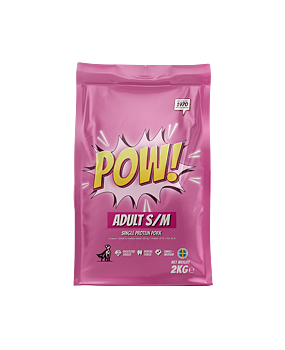 POW! Dog Adult S/M Pork