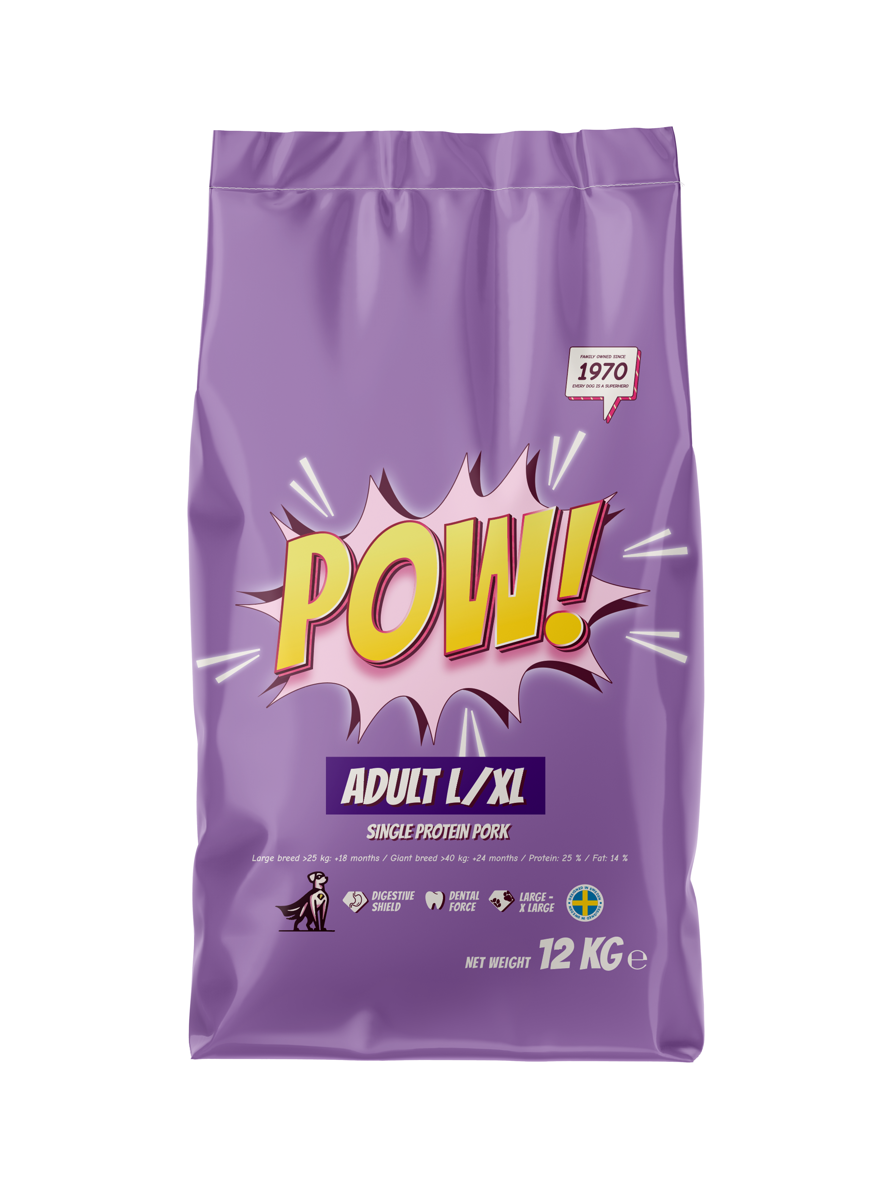 POW! Dog Adult L/XL Pork - 2