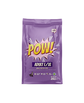 POW! Dog Adult L/XL Pork