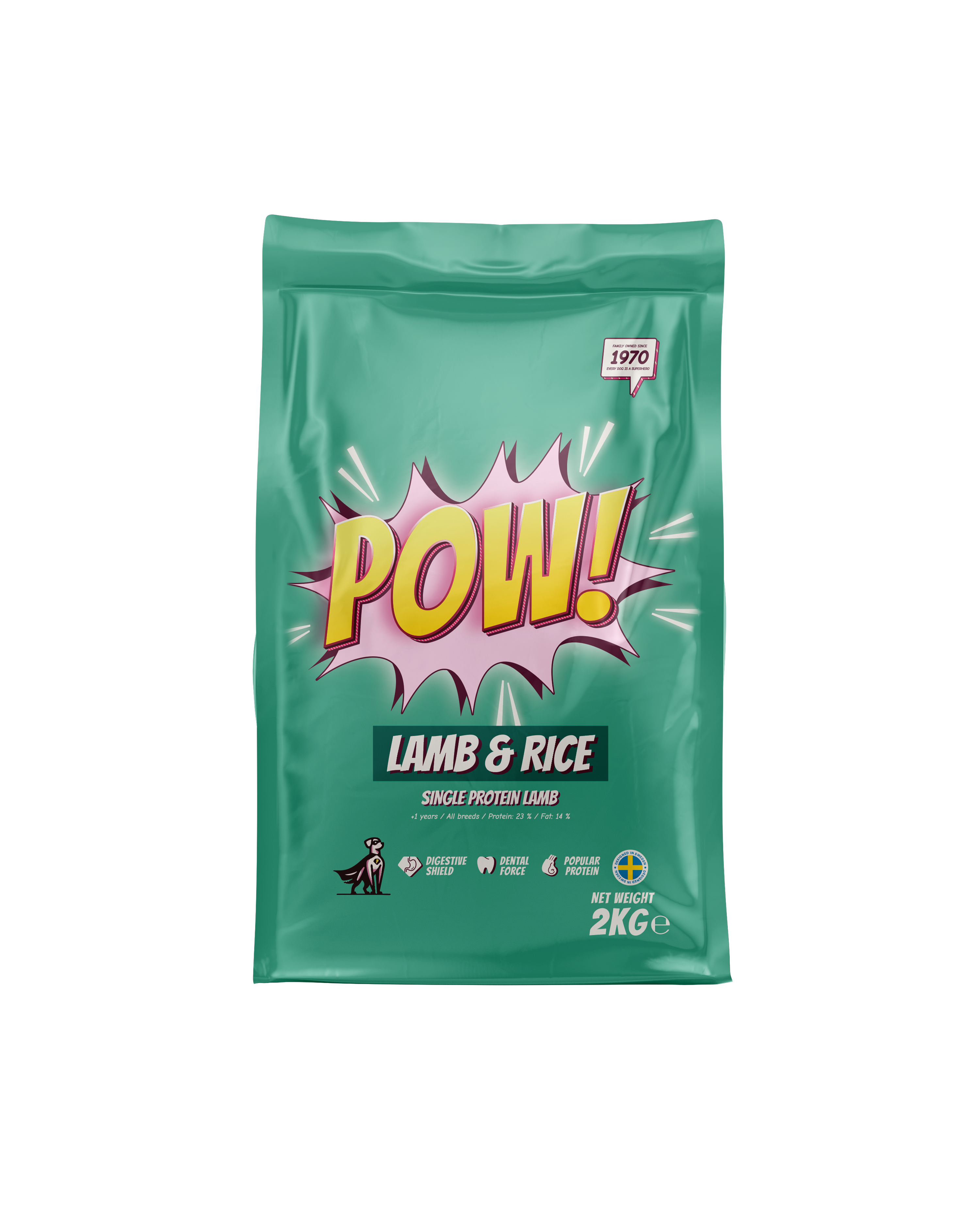 POW! Dog Adult Lamm & ris
