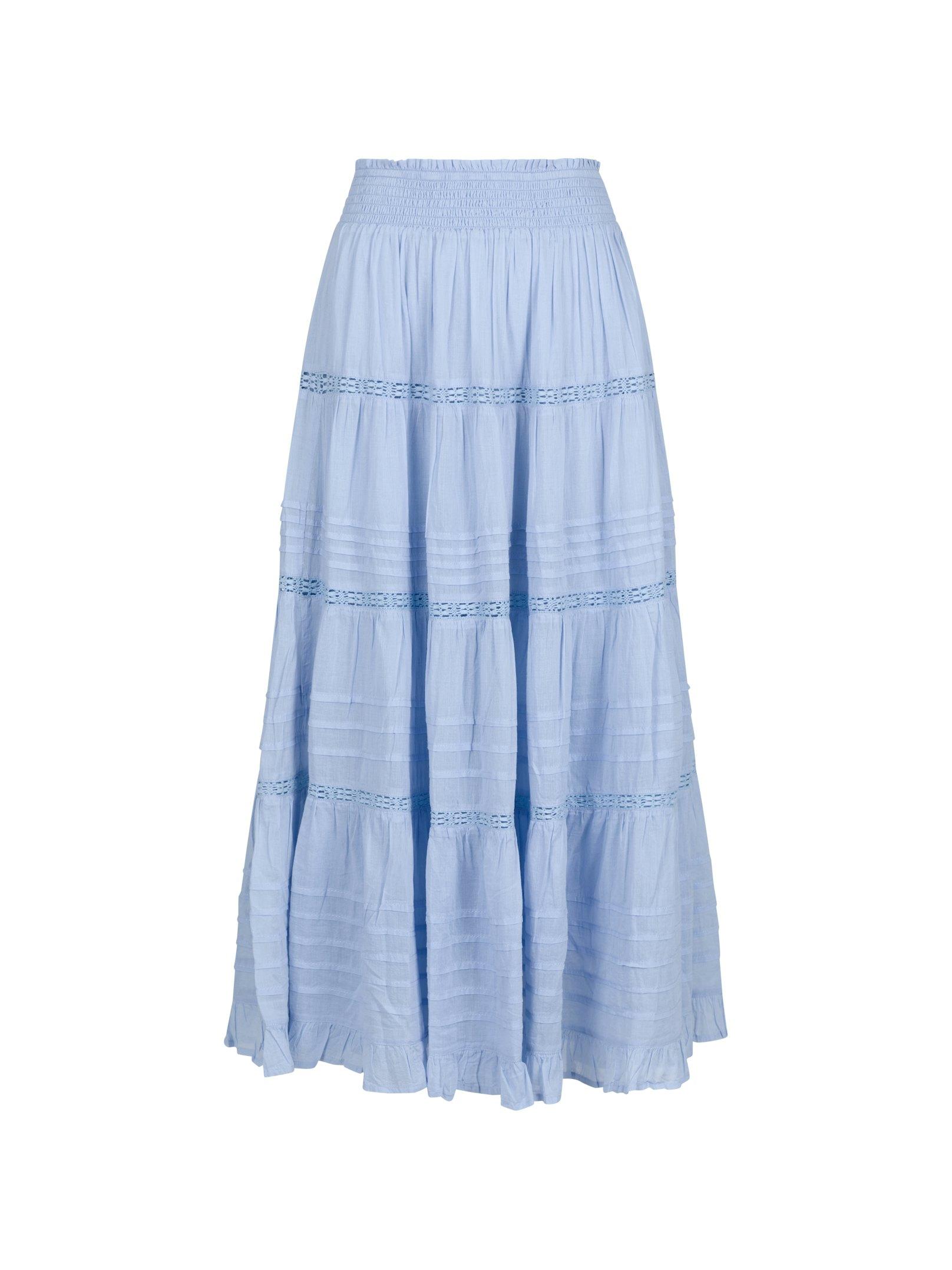 Felicia S Voile Skirt Light Blue - 2