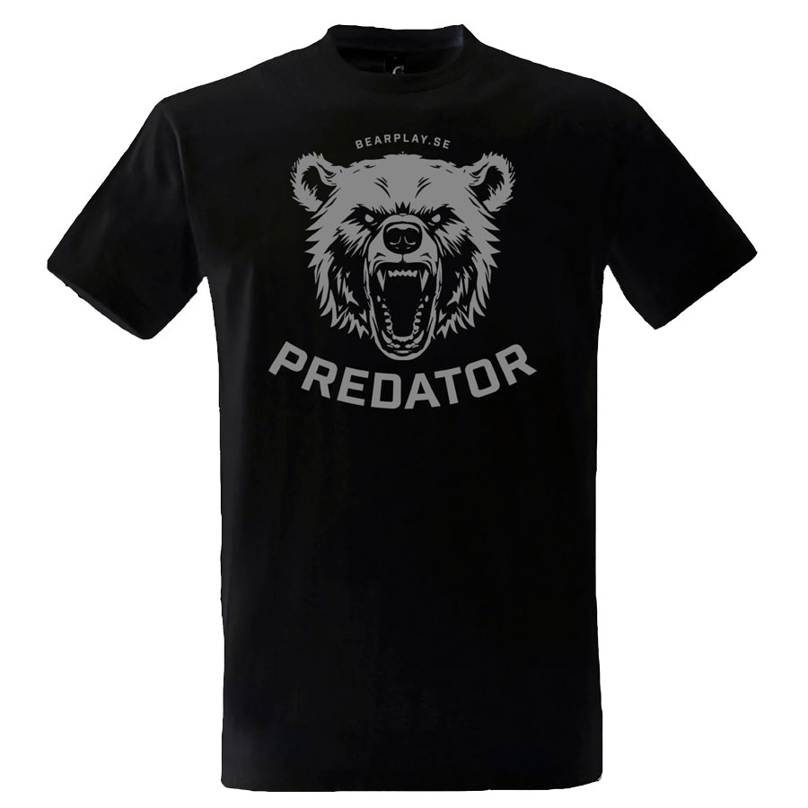 Bearplay Svart T-Shirt Predator Björn