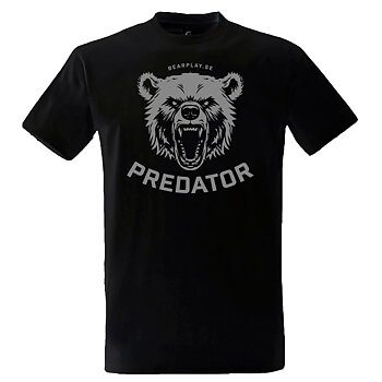 Bearplay Svart T-Shirt Predator Björn