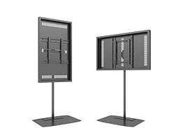 M Pro Series Enclosure 55" Single Pole  Slim Floorbase