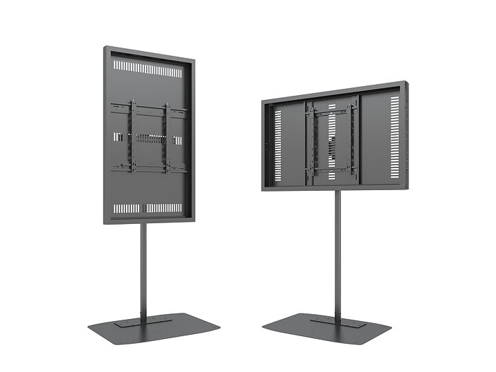 M Pro Series Enclosure 55" Single Pole  Slim Floorbase