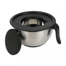 Rostfri Skål med lock och Handtag 1,2 liter- Martinex