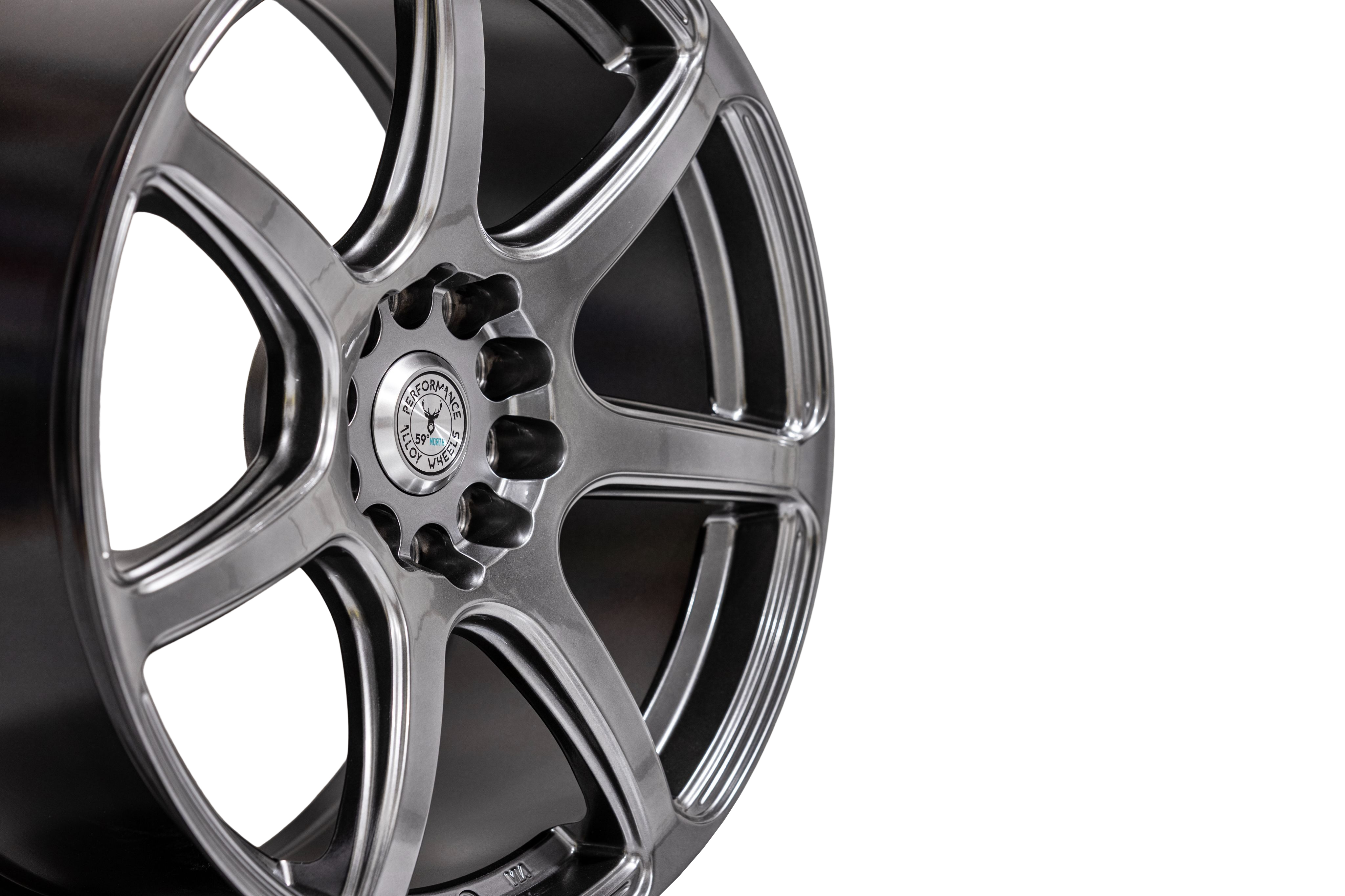 59°North Wheels D-009 8,5x18" ET38 5x100/108 Hyperblack - 2