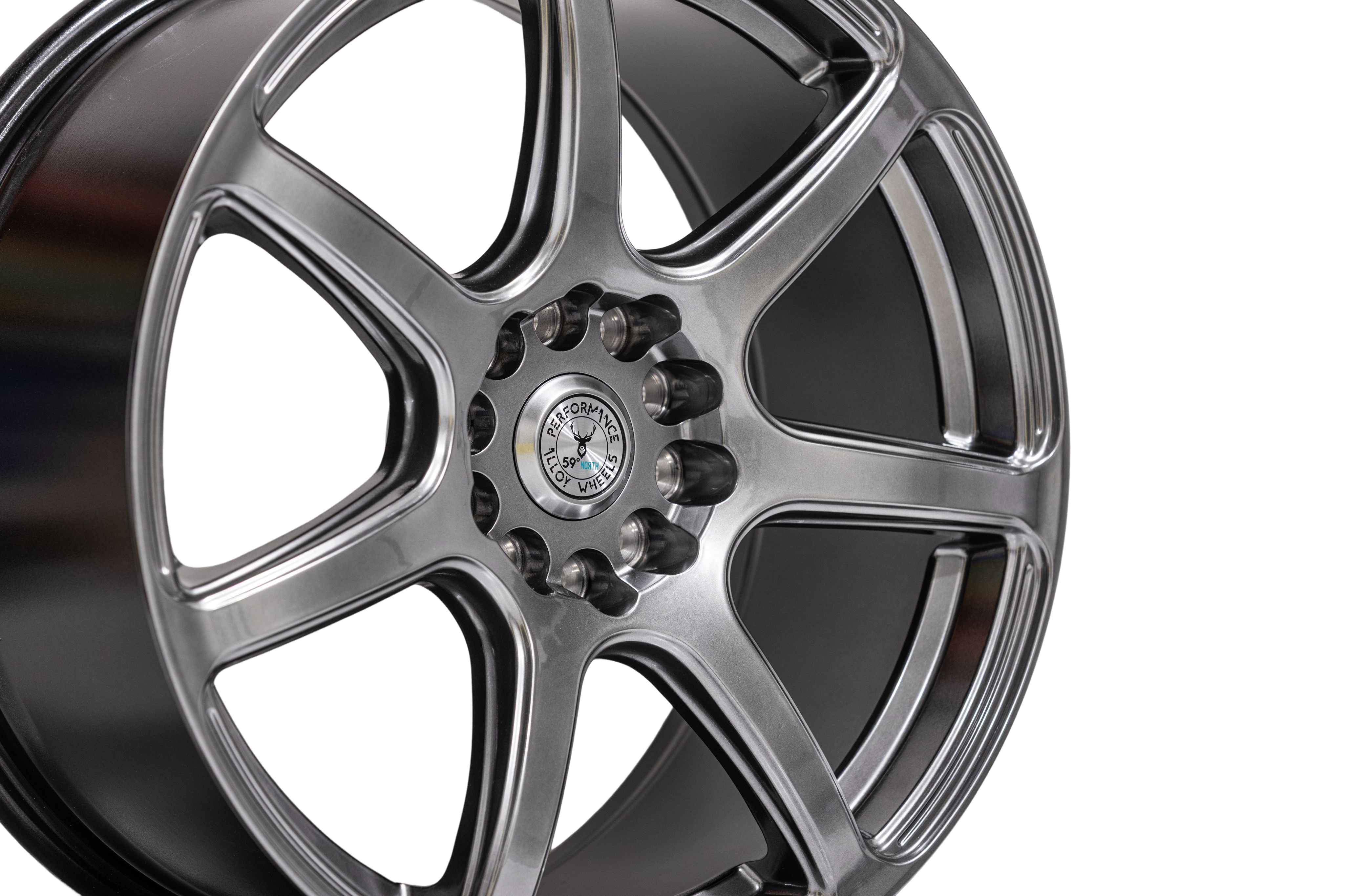 59°North Wheels D-009 8,5x18" ET38 5x100/108 Hyperblack - 3
