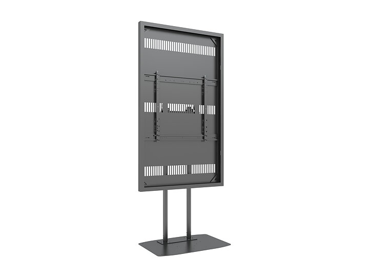 M Pro Series Enclosure 75" Dual Pole Slim Floorbase