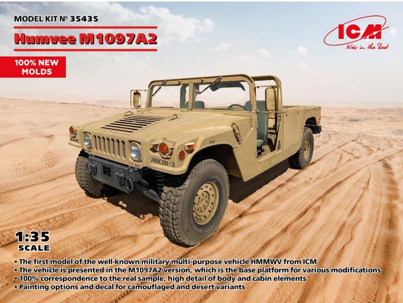 1/35 Humvee M1097A2 - 100% new molds - Q3