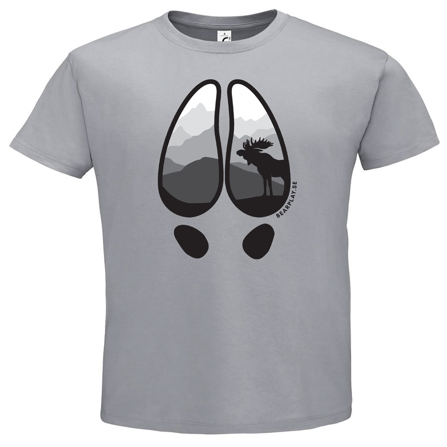 Bearplay Grå T-Shirt MOOSE TRACK