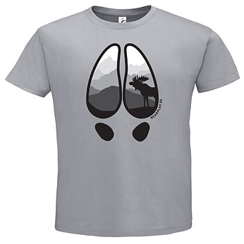 Bearplay Grå T-Shirt MOOSE TRACK