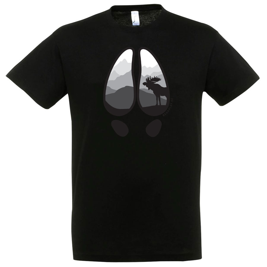 Bearplay Svart T-Shirt MOOSE TRACK