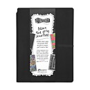 Ranger Dyan Reaveley's Dylusions -Black Dot Grid Journal Large 9"x 12"