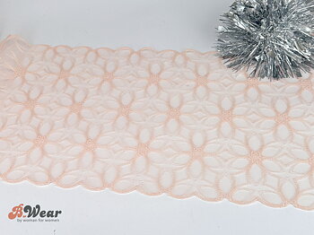 Beautiful delicate lace in light pink - 20 cm