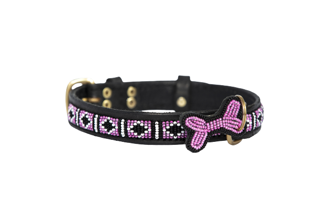 Zinj halsband Rafiki pink skinny