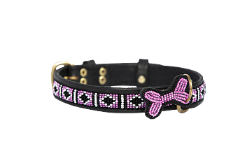 Zinj halsband Rafiki pink skinny