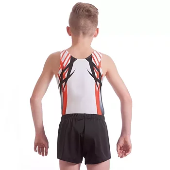 Men's Blade Gymnastics Leotard | Red, tränings- & tävlingsbody herr, sublimerad lycra