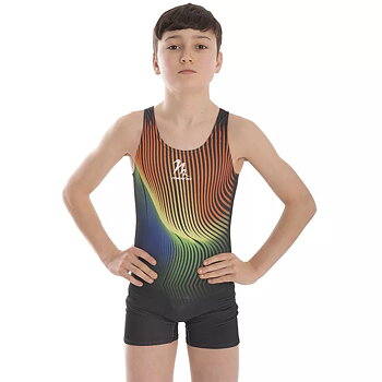 MENS RANGE INTERACT MULTI UNITARD, tränings- & tävlingsbody herr, sublimerad lycra