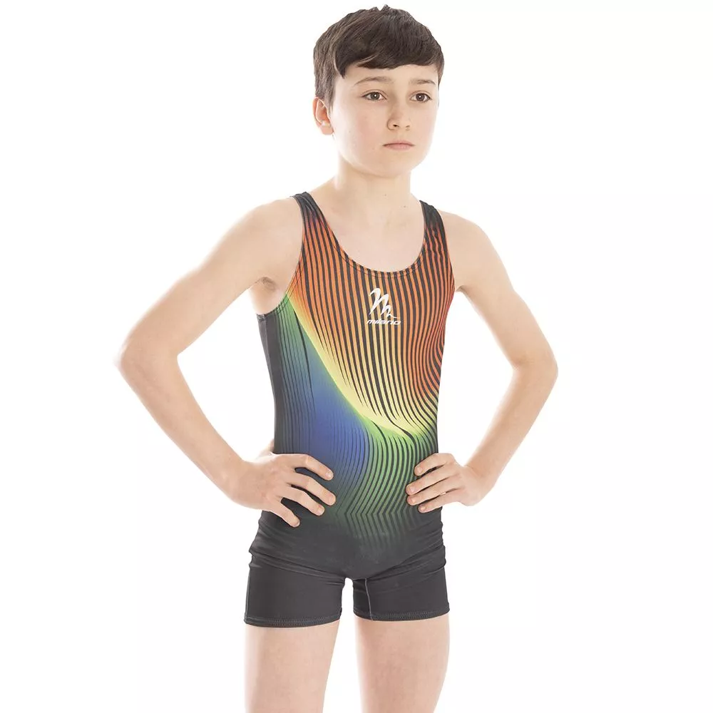 MENS RANGE INTERACT MULTI UNITARD, tränings- & tävlingsbody herr, sublimerad lycra - 4
