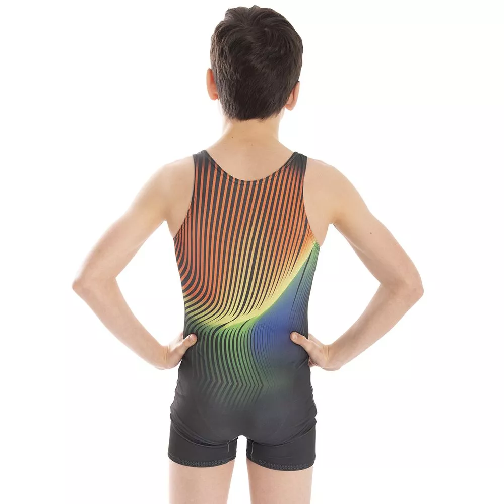 MENS RANGE INTERACT MULTI UNITARD, tränings- & tävlingsbody herr, sublimerad lycra - 2