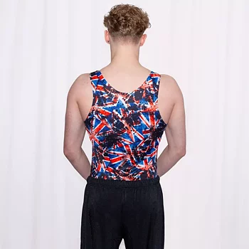 GB Grunge | Mens, tränings- & tävlingsbody herr, sublimerad lycra