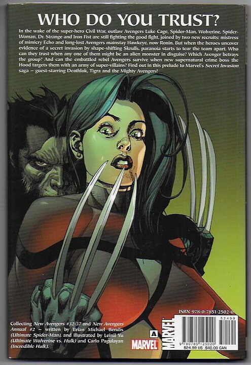 New Avengers: Volume 7 - The Trust HC NM
