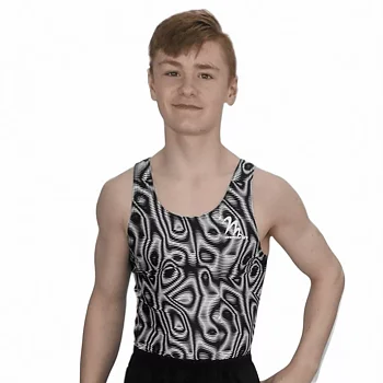 Mens Oil Gymnastics Leotard Black, tränings- & tävlingsbody herr, sublimerad lycra