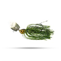 Armada eyechatter is a 15g chatterbait. Perfect for perch fishing and pike fishing in vegetation. green pumpkin