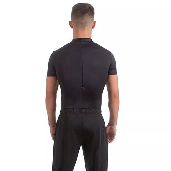 Mens Sports Acro Apollo Gymnastics Leotard | Black, tränings- & tävlingsbody herr, sublimerad lycra