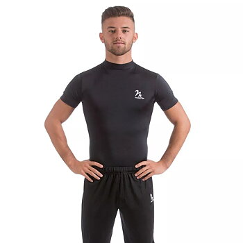Mens Sports Acro Apollo Gymnastics Leotard | Black, tränings- & tävlingsbody herr, sublimerad lycra