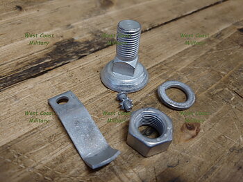 Head lamp nut and bult