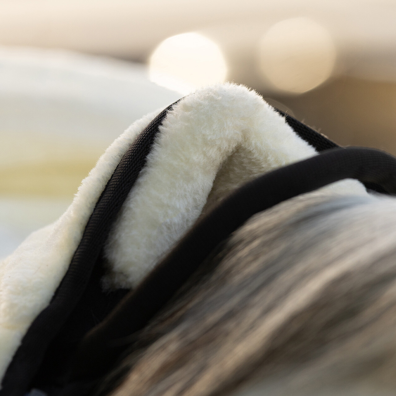 QHP Bareback pad super soft, natural, full - 18