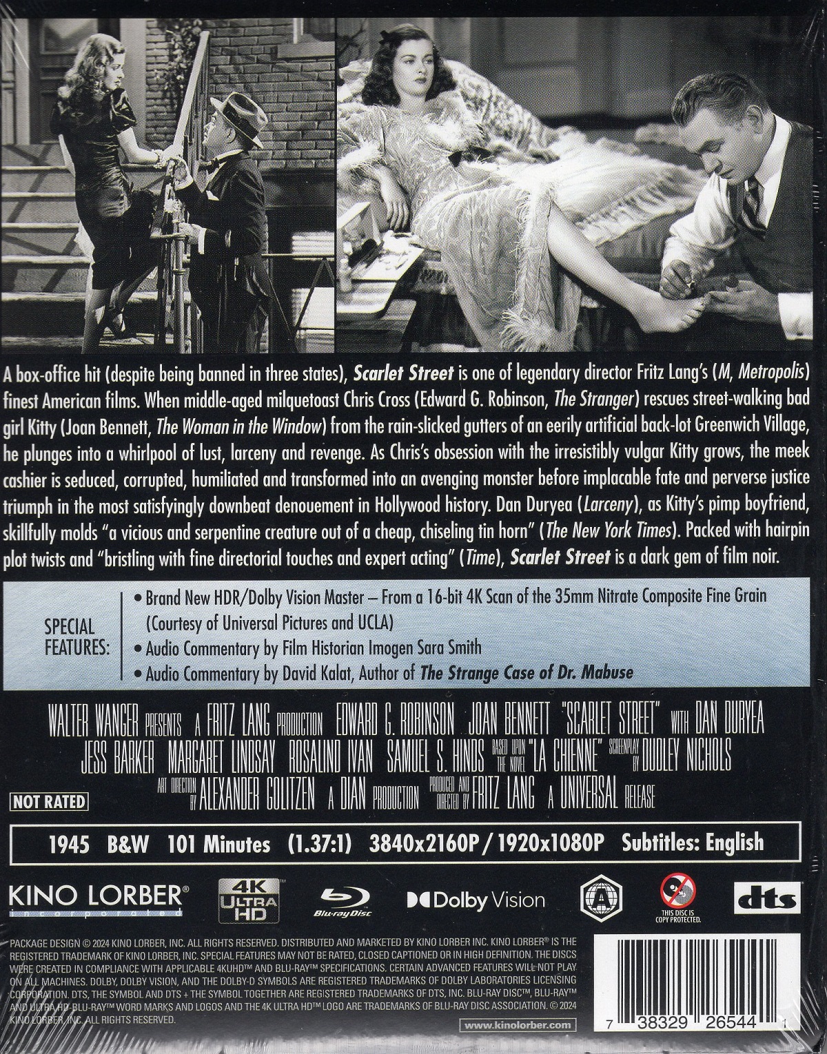 Scarlet Street (ej svensk text) (4K Ultra HD + Blu-ray) - 2