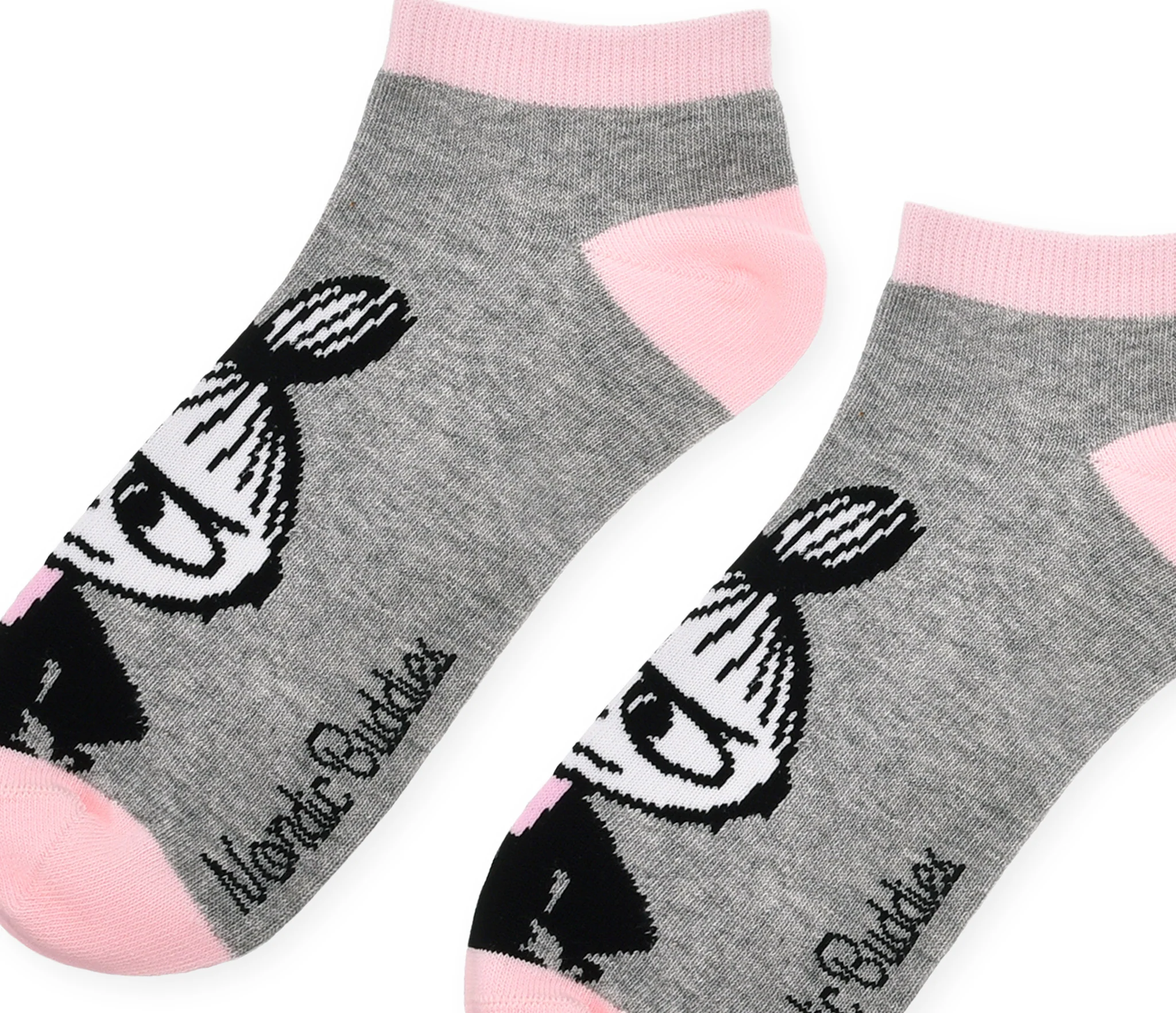 Moomin Women's Ankle Socks - Little My Grey - 2