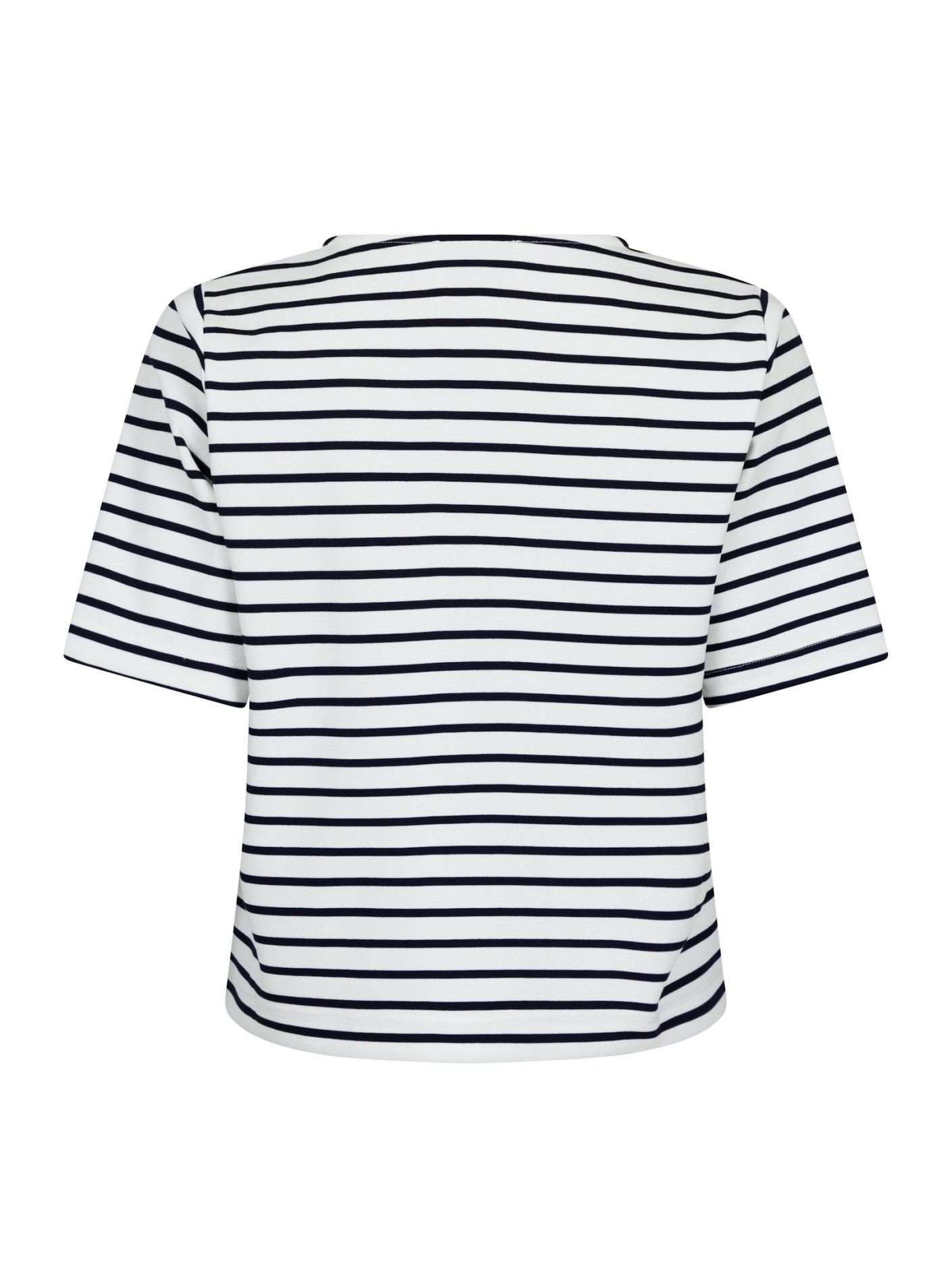 Neo Noir  - Soania Stripe Tee Navy  - 5