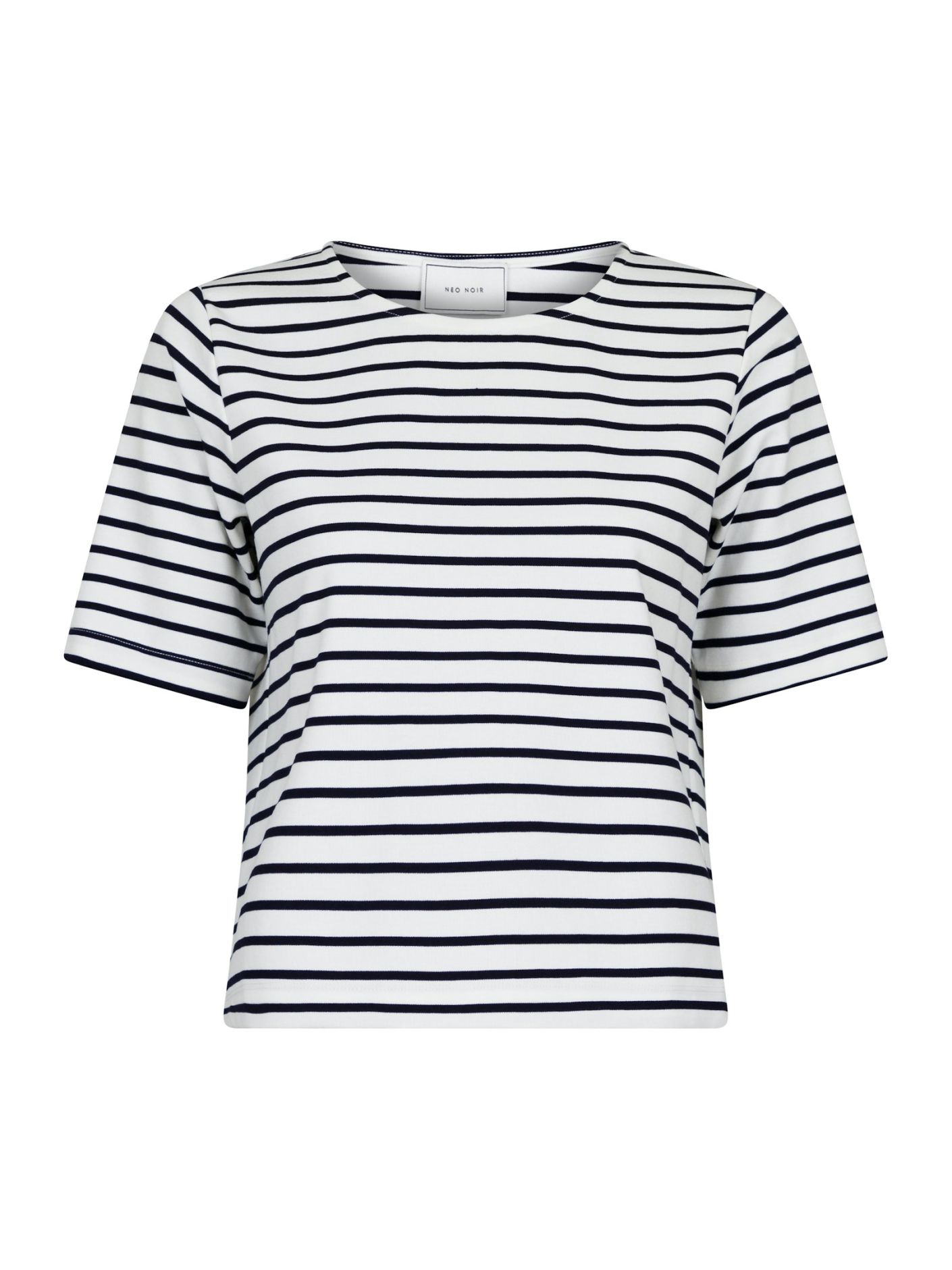 Neo Noir  - Soania Stripe Tee Navy  - 4