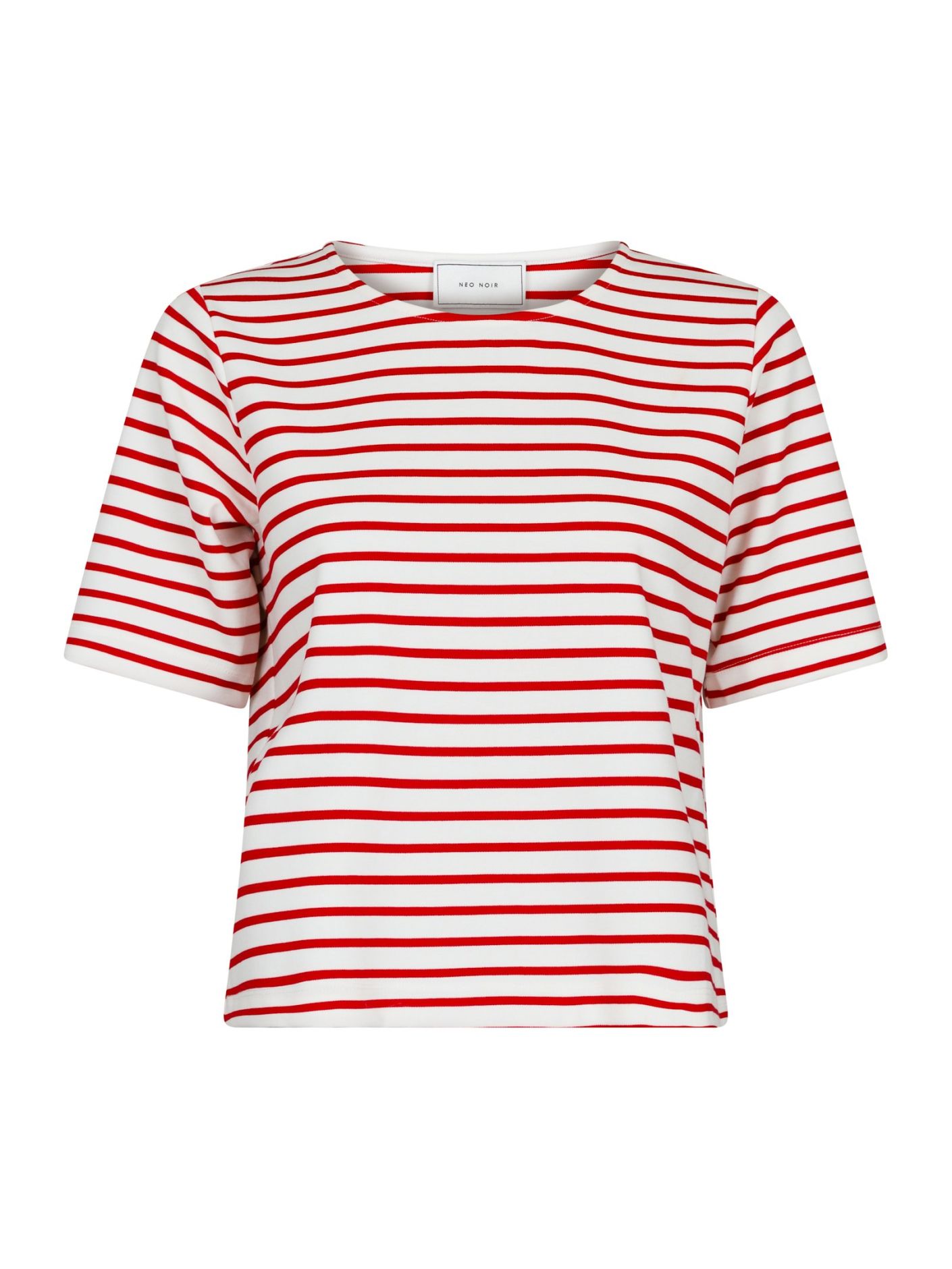 Neo Noir  - Soania Stripe Tee Red - 4