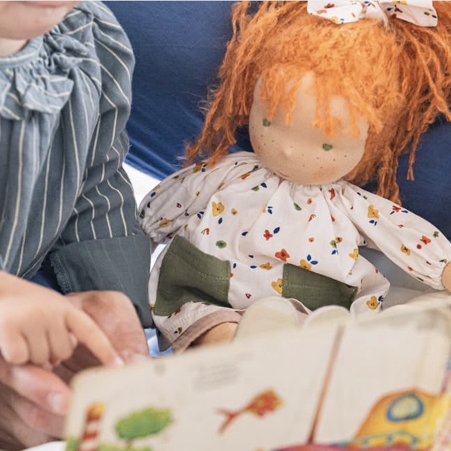 Waldorfdocka 38 cm påklädningsdocka 100%  naturmaterial Elsa  från Käthe Kruse