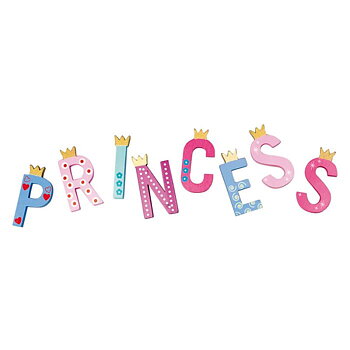 Prins/Prinsessbokstav i Trä, R