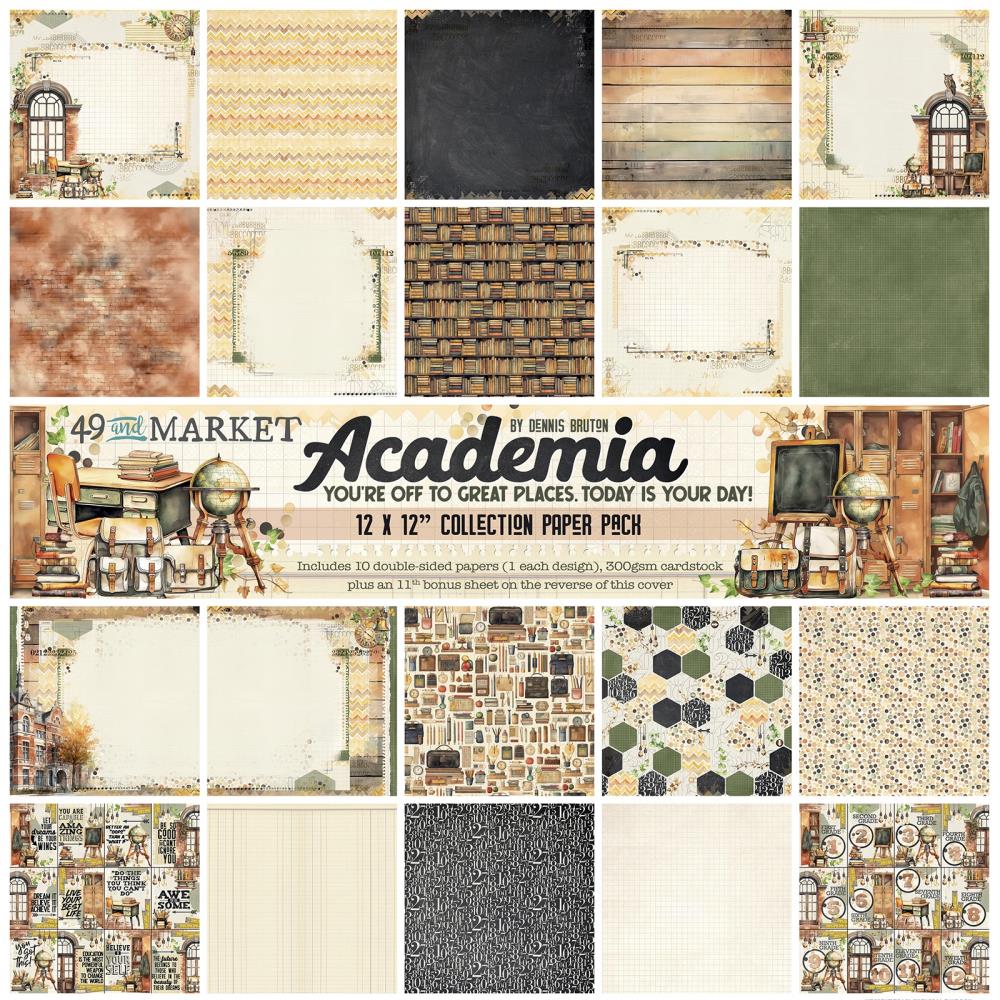 49 And Market - Collection Pack 12x12 - Academia