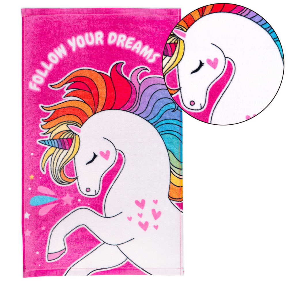 Unicorn Handduk 30x50 Dreams