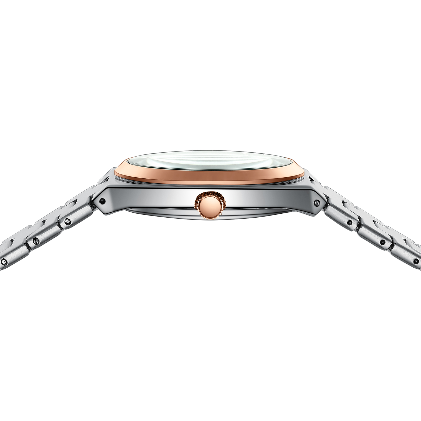 Nibosi Concord Steel Rose Gold Silver - 2