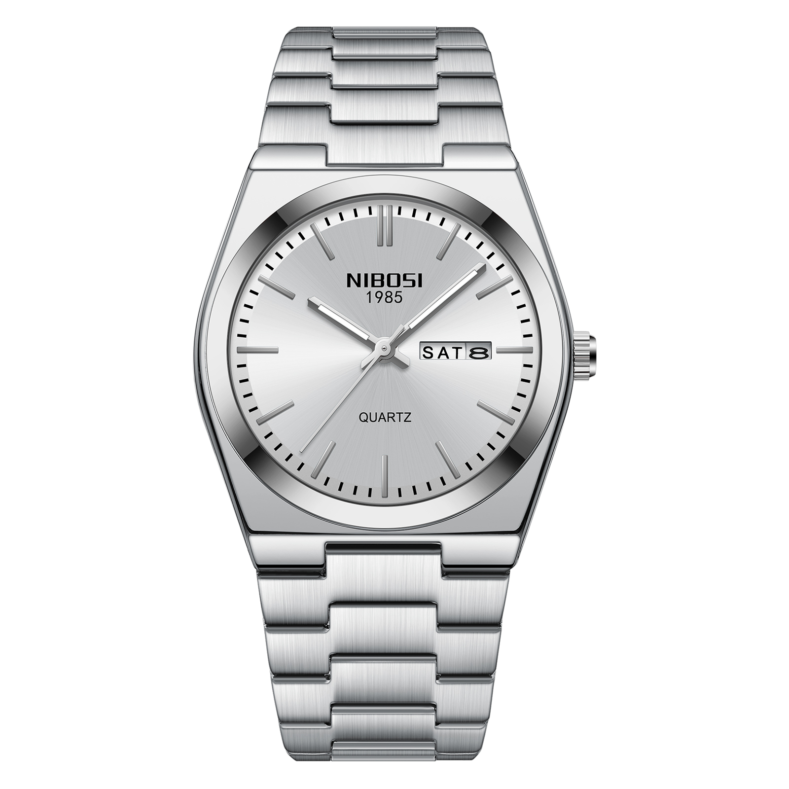Nibosi Concord Steel Silver