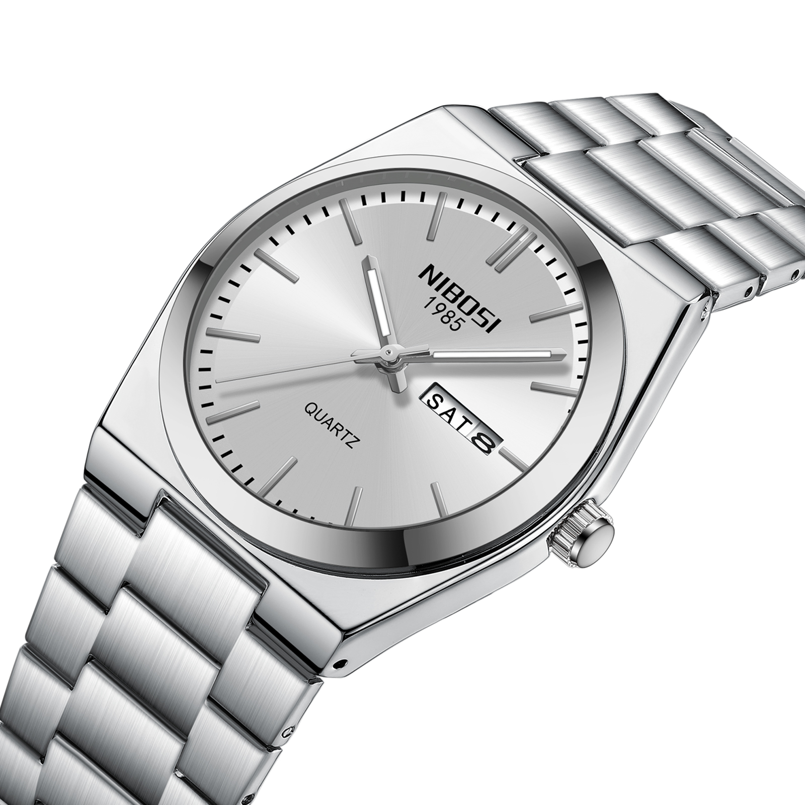 Nibosi Concord Steel Silver - 3