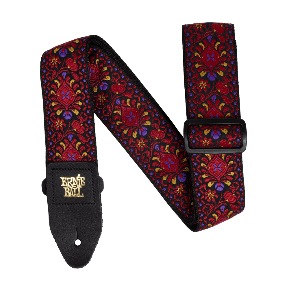 Ernie Ball EB-5369 Crimson Royal Bloom Jacquard Guitar Strap
