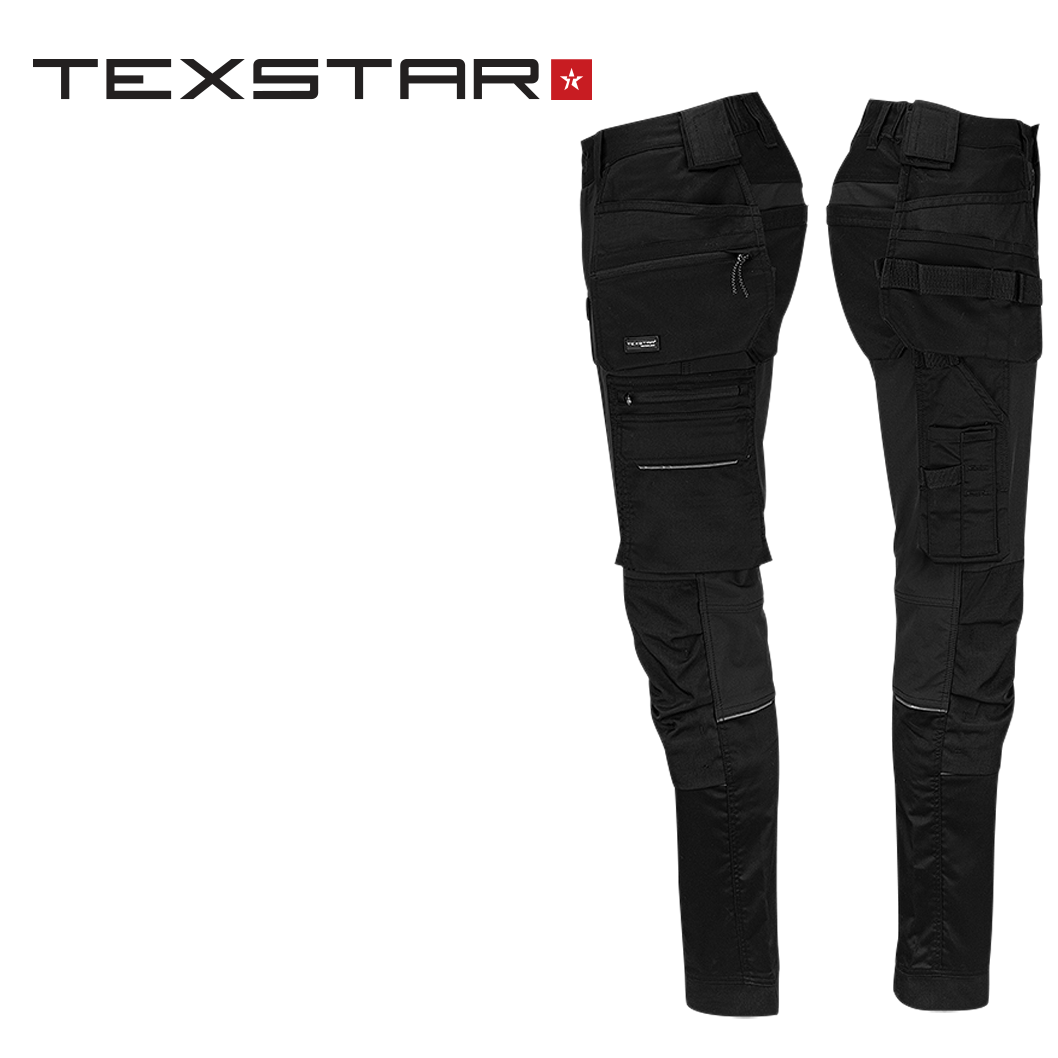 Texstar 4-way stretch craft pants Women Black - 4
