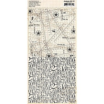 49 And Market - Washi Tape Sheet Set - Academia